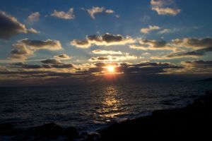 Sunrise over the sea. The dawn always comes...